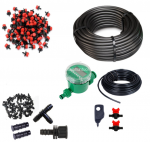 Bộ tưới tự động 50 đầu 8 tia kèm đồng hồ pin